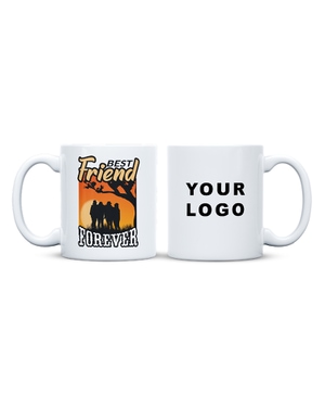Best Friend Forever sublimation mug- White